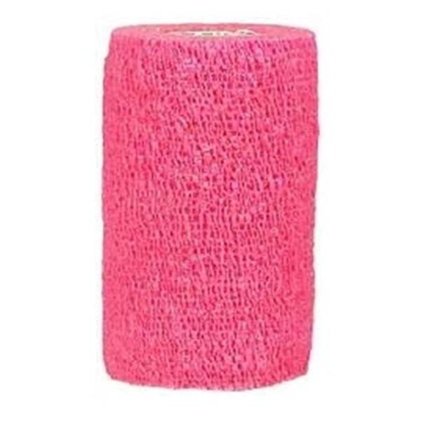 PowerFlex Compression Tape Elastic 2.75"x6yd Neon Pink Non-Sterile 48/Ca