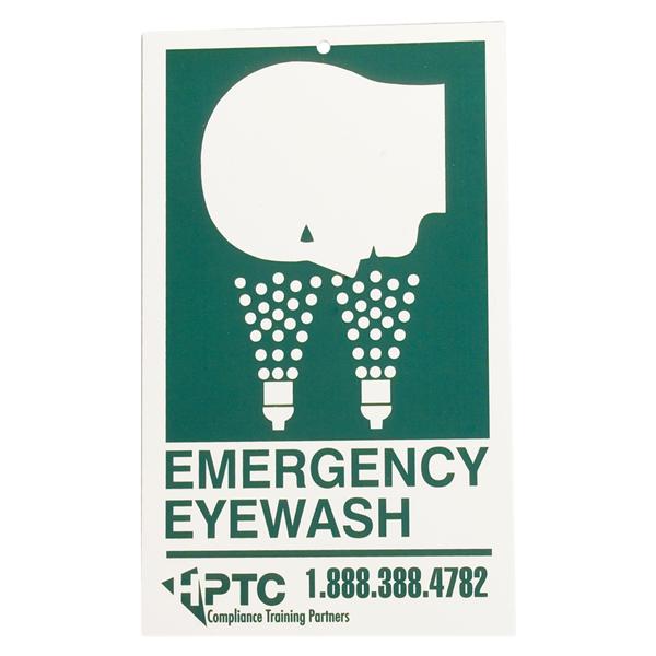 OSHA Sign Emergency Eyewash 11 in x 7 in Each