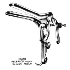 Pederson Vaginal Speculum 4x7/8" Medium EA