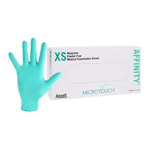 MICRO-TOUCH Affinity Neoprene Exam Gloves X-Small Standard Green Non-Sterile