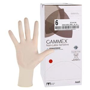 GAMMEX Non-Latex Sensitive Neoprene Surgical Gloves 6 Standard Natural, 4 BX/CA