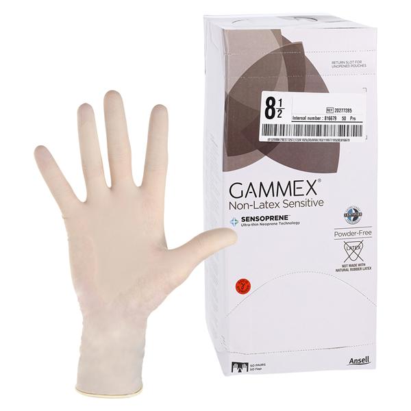 GAMMEX Non-Latex Sensitive Neoprene Surgical Gloves 8.5 Standard Natural, 4 BX/CA