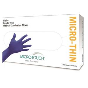 MICRO-TOUCH Micro-Thin Nitrile Exam Gloves X-Large Blue Non-Sterile