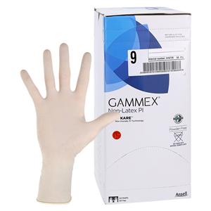 GAMMEX Non-Latex PI Polyisoprene Surgical Gloves 9 Standard White, 4 BX/CA