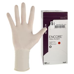 Encore Acclaim Surgical Gloves 5.5 Natural, 4 BX/CA