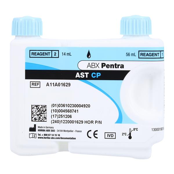 Pentra C400/C200 AST: Aspartate Aminotransferase Reagent 250 Count Bottle Ea