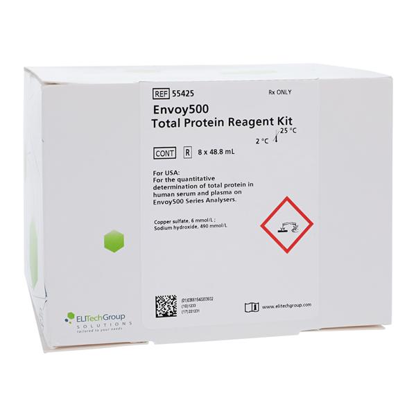 Envoy 500 Protein Test Kit 8x44.6mL 1200 Count Ea