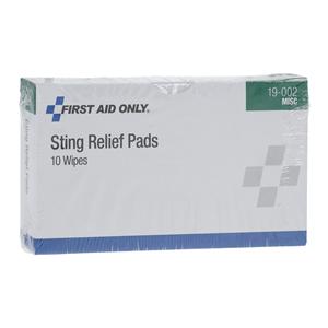 Wipe Sting Relief 10/Bx