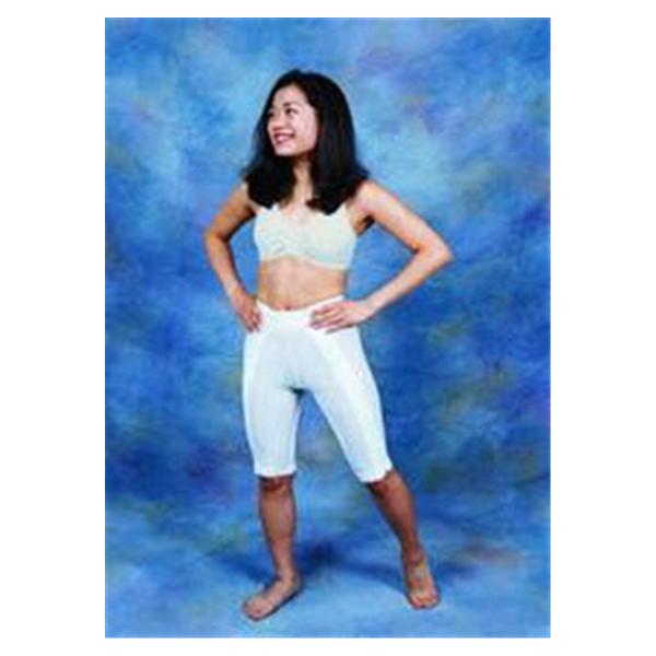 Compression Garment Above Knee Small Women 33-36" White