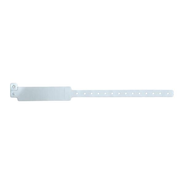 Veri-Color Insert Wristband Vinyl White Adult 500/Bx