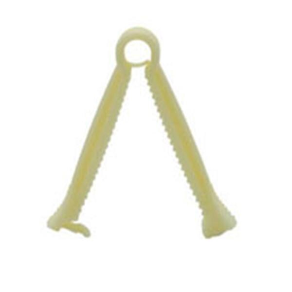 Clamp Umbilical Cord Double-Grip Serrated Jaw Cream Newborn Non-S...