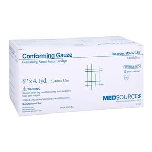 Conforming Bandage Gauze 6" Sterile 6/Box, 8 BX/CA