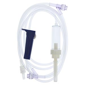 IV Administration Set Needleless 2 Ports 10 Drops/mL 83" Medical...