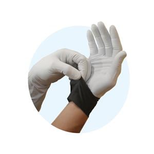 MICROFLEX APEXPro Nitrile Exam Gloves X-Large White Exterior / Black Interior NS