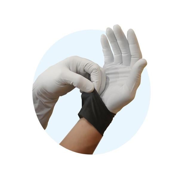 MICROFLEX APEXPro Nitrile Exam Gloves X-Large White Exterior / Black Interior NS
