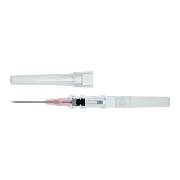 TrueSafe IV Catheter 20 Gauge 1" Safety Each, 50 EA/BX