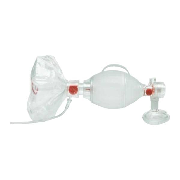 SPUR II Bag Resuscitator Adult With Manometer, 6 EA/CA