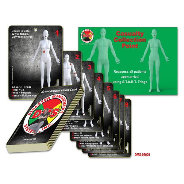START Triage Training Card Deck 4-1/4x5-1/2" 32 Cards Unisex With...
