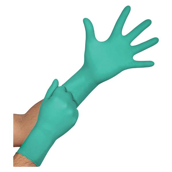 MICROFELX Digitsafety HaloKote Exam Gloves X-Large Extended Green Non-Sterile