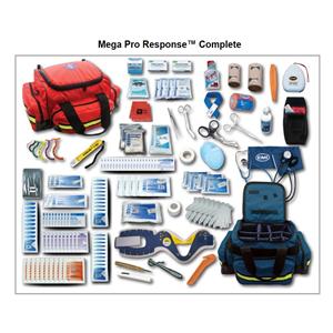 Mega Pro Response Bag Trm Rspns 20x15.5x9" Nvy Bl Zpr Adj/Dtchbl Slng Strp Ea