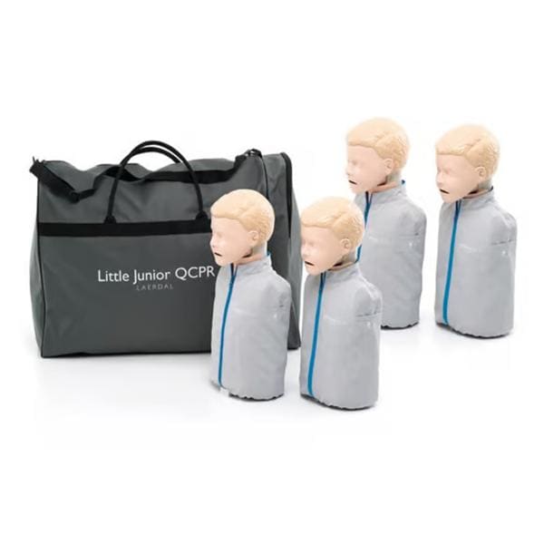 Little Junior QCPR CPR Training Manikin Light Skin Child With Car...