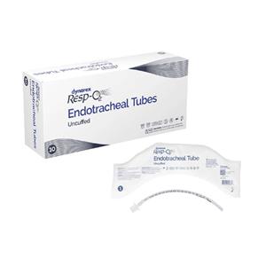 Resp-O2 Endotracheal Tube Plastic Uncuffed 5.0mm Ea