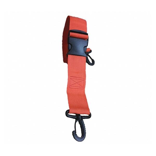 Restraint Strap Polypropylene 2 Piece Plstc Buckle, Plstc Swvl Spd Clp Ea