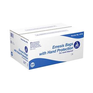 Emesis Bag 3.5" Clear Plastic 240/Ca