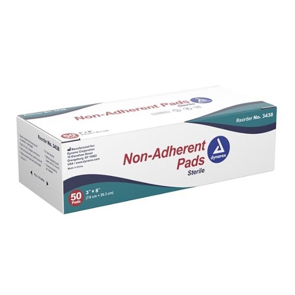 Cotton/Polyester Pad 3x8" Sterile Non-Adherent