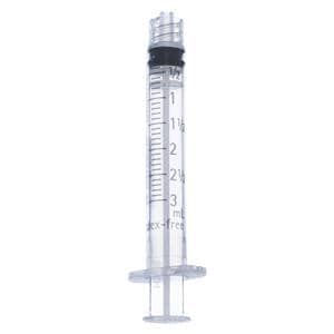 Luer Lock Syringe 3mL Low Dead Space 100/Bx
