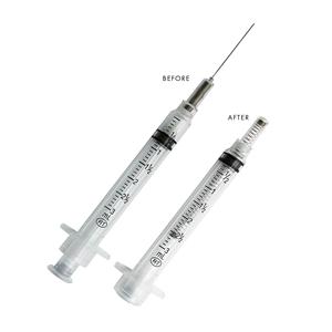 VanishPoint Hypodermic Syringe/Needle 27gx1.5 3cc Rtrctbl Fx Ndl Sfty LDS 6Bx/Ca