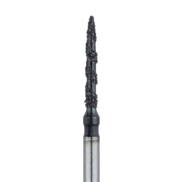 Black Cobra Diamond Bur Spiral Cut Friction Grip Super Coarse 862/012 5/Pk