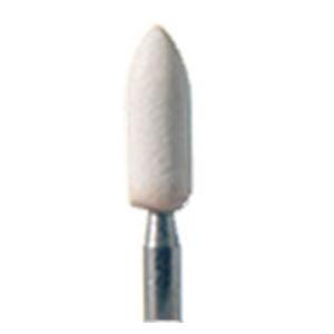 White Arkansas Mounted Abrasive Extra Fine Pointed Cylinder White 5/Pk