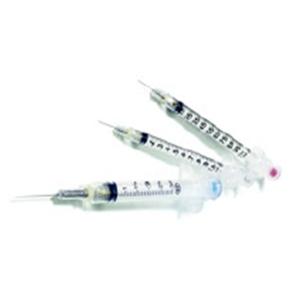 VanishPoint Hypodermic Syringe/Needle 23gx1-1/2" 3cc Rtrctbl No Dead Spc 100/Bx