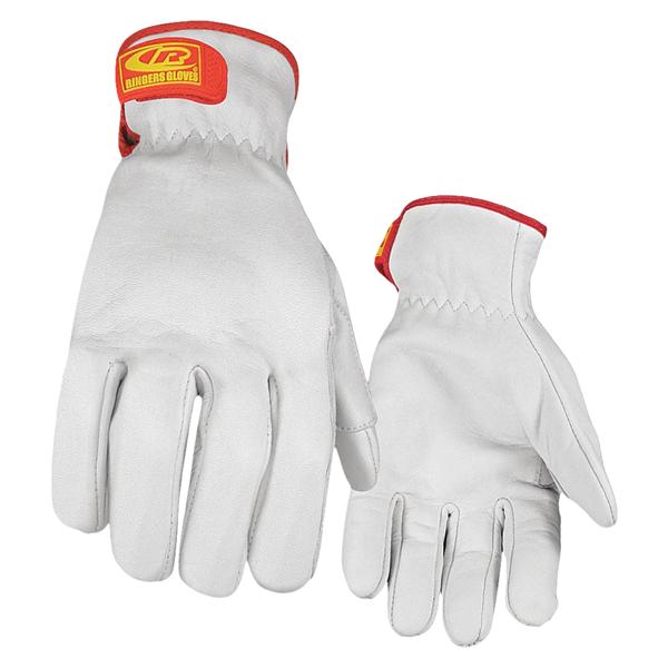 Ringers Leather Cut-Resistant Light Duty Gloves XXX Large White