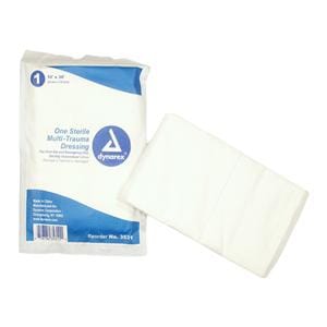 Fluff Filled Multi-Trauma Dressing 10x30" Sterile, 50 EA/CA