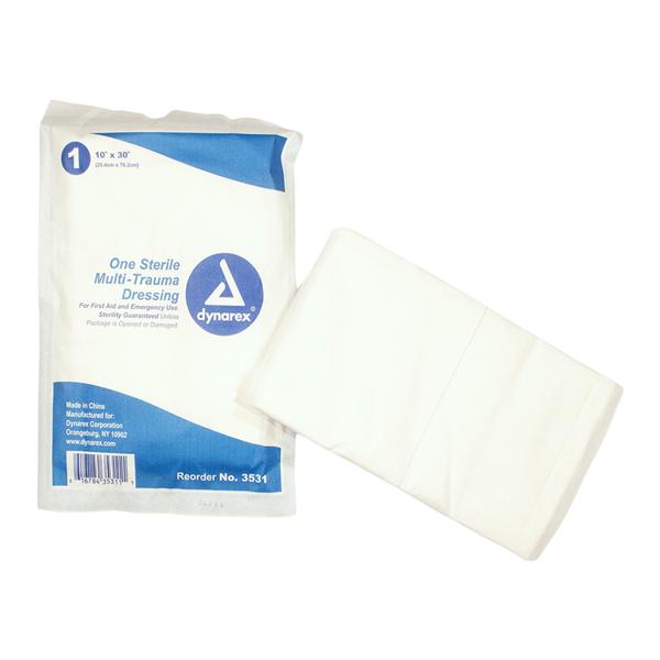 Fluff Filled Multi-Trauma Dressing 10x30" Sterile, 50 EA/CA