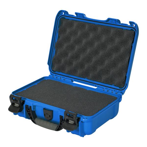 Model 909 Waterproof Case 12.6x9x4.4" Blue Latch Closure Sft Grp/Hndl