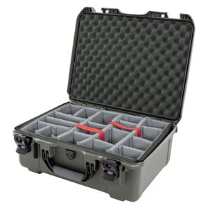 Model 940 Waterproof Case 21.7x16.9x8.5" Olive Latch Closure Sft Grp/Ergo Hndl