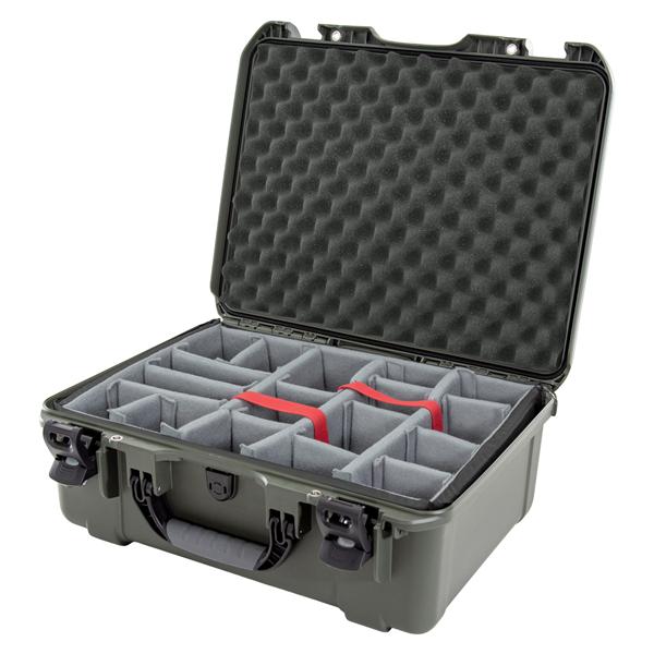 Model 940 Waterproof Case 21.7x16.9x8.5" Olive Latch Closure Sft Grp/Ergo Hndl