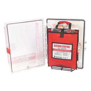 Public Access Individual Bleeding Control Station Clear