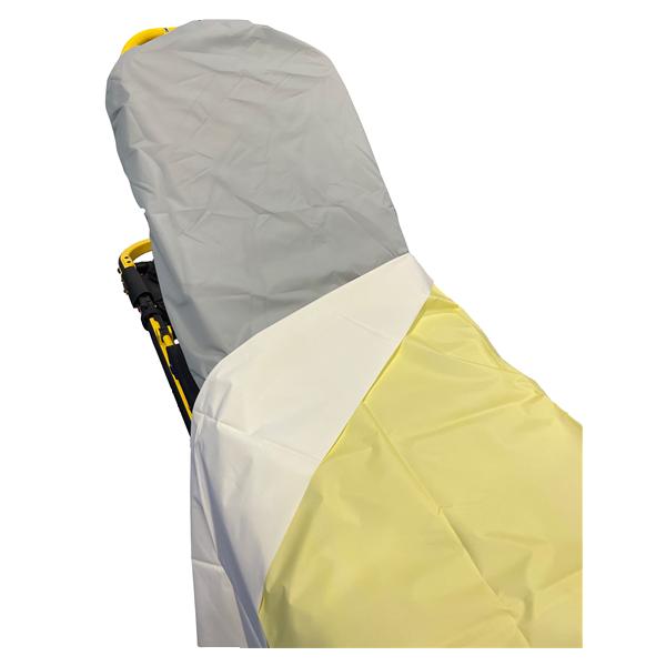 Emergency Blanket Yellow/White Poly/Woven 50x84"
