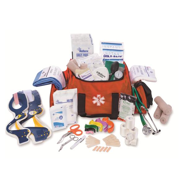 Attack Bag Orange Zipper Closure