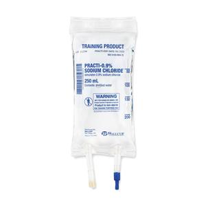 Practi-0.9% Sodium Chloride Simulated Medication Bag