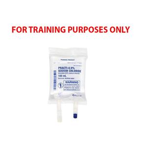 Practi-0.9% Sodium Chloride Simulated Medication Bag