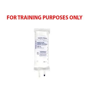 Practi-0.9% Sodium Chloride Simulated Medication Bag