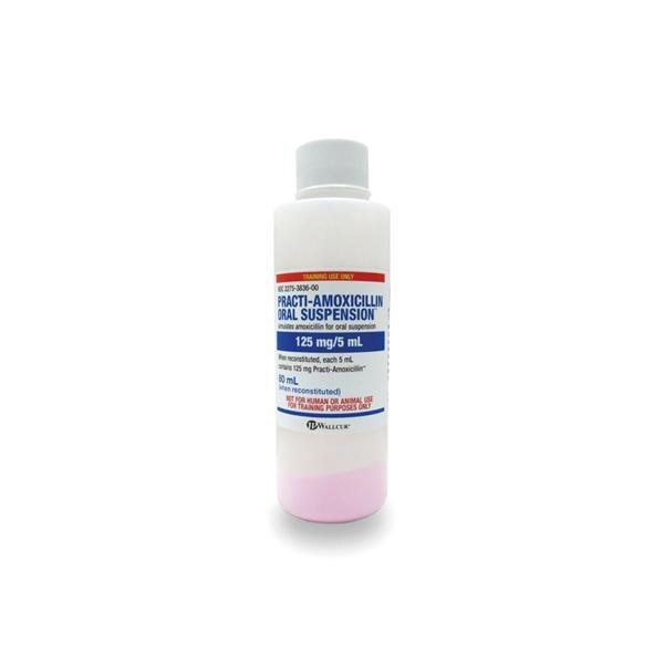 Practi-Amoxicillin Oral Suspension Simulated Medication Ea