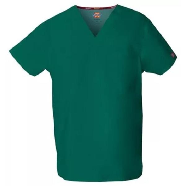 Scrub Top V-neck 1 Pocket X-Large Hunter Green Unisex Ea
