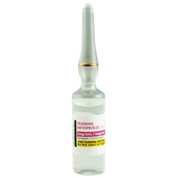 Metoprolol Tartrate Injection 5mg/5mL Simulated Medication 25/Ca