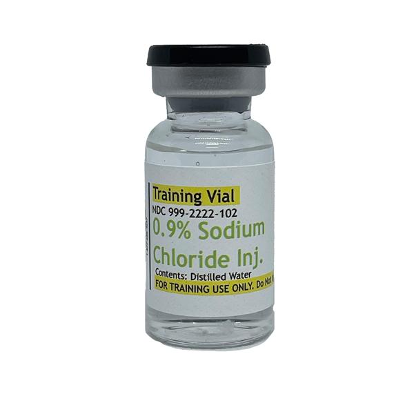 0.9% Sodium Chloride Injection Training Simulated Medication 25/Ca